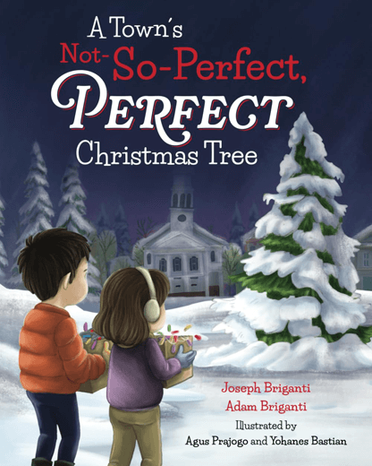 Cover of A Town's Not-So-Perfect, Perfect Christmas Tree children's book
