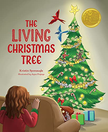 Cover of The Living Christmas Tree children's book.