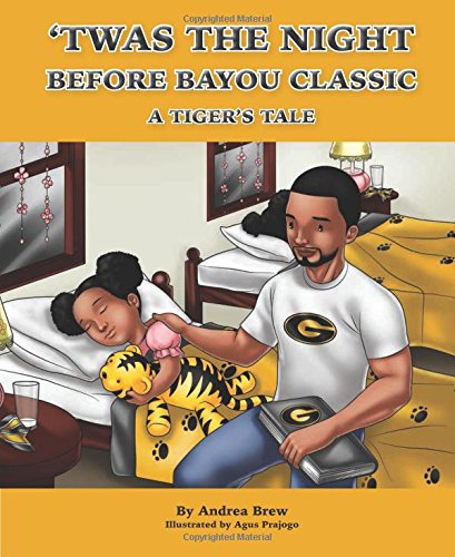 Cover of Twas The Night Before Bayou Classic A Tiger's Tale children's book.