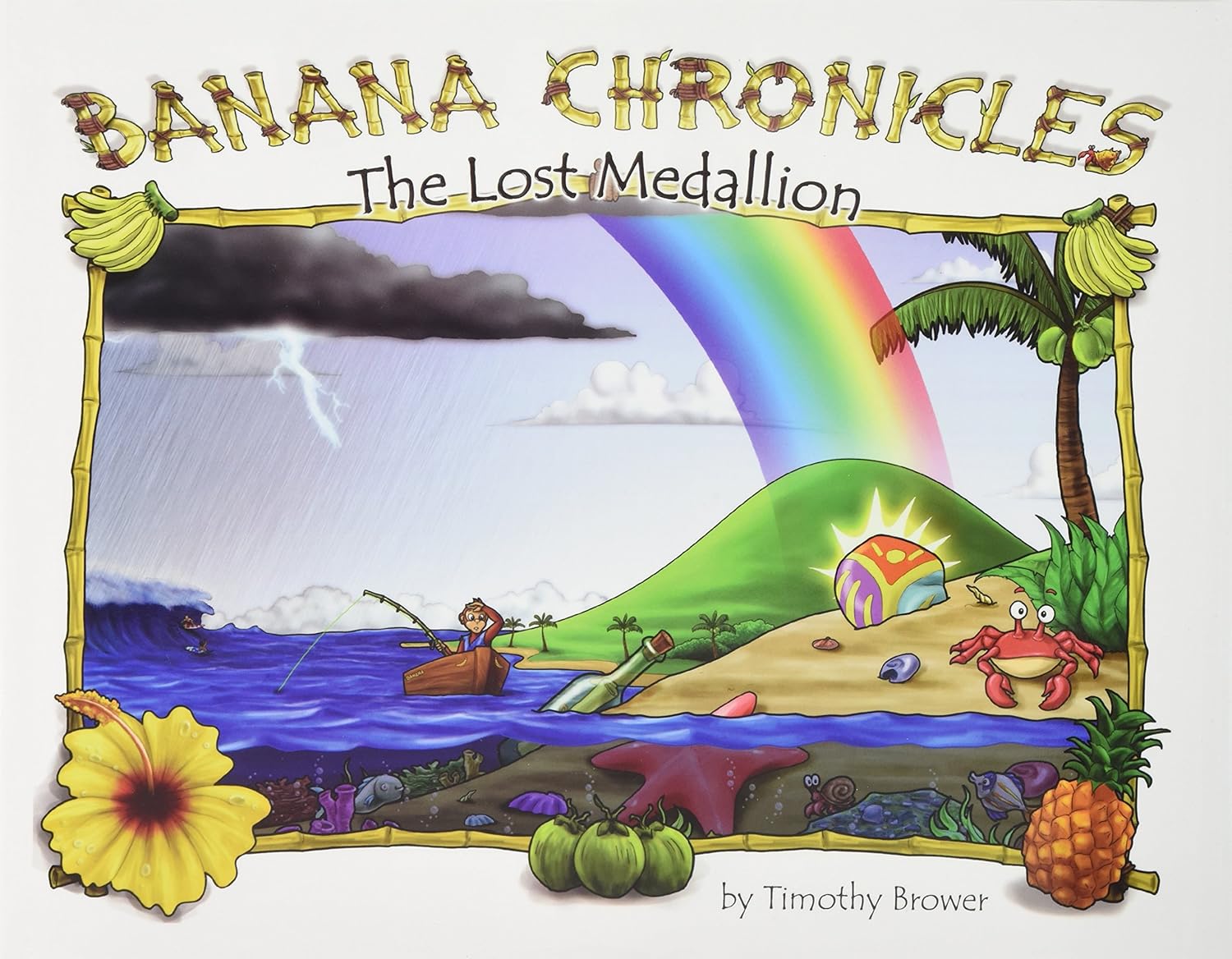 Cover of Banana Chronicles The Lost Medallion children's book.