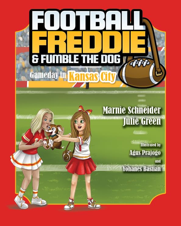 Cover of Football Freddie and Fumble the Dog in Kansas City children's book.
