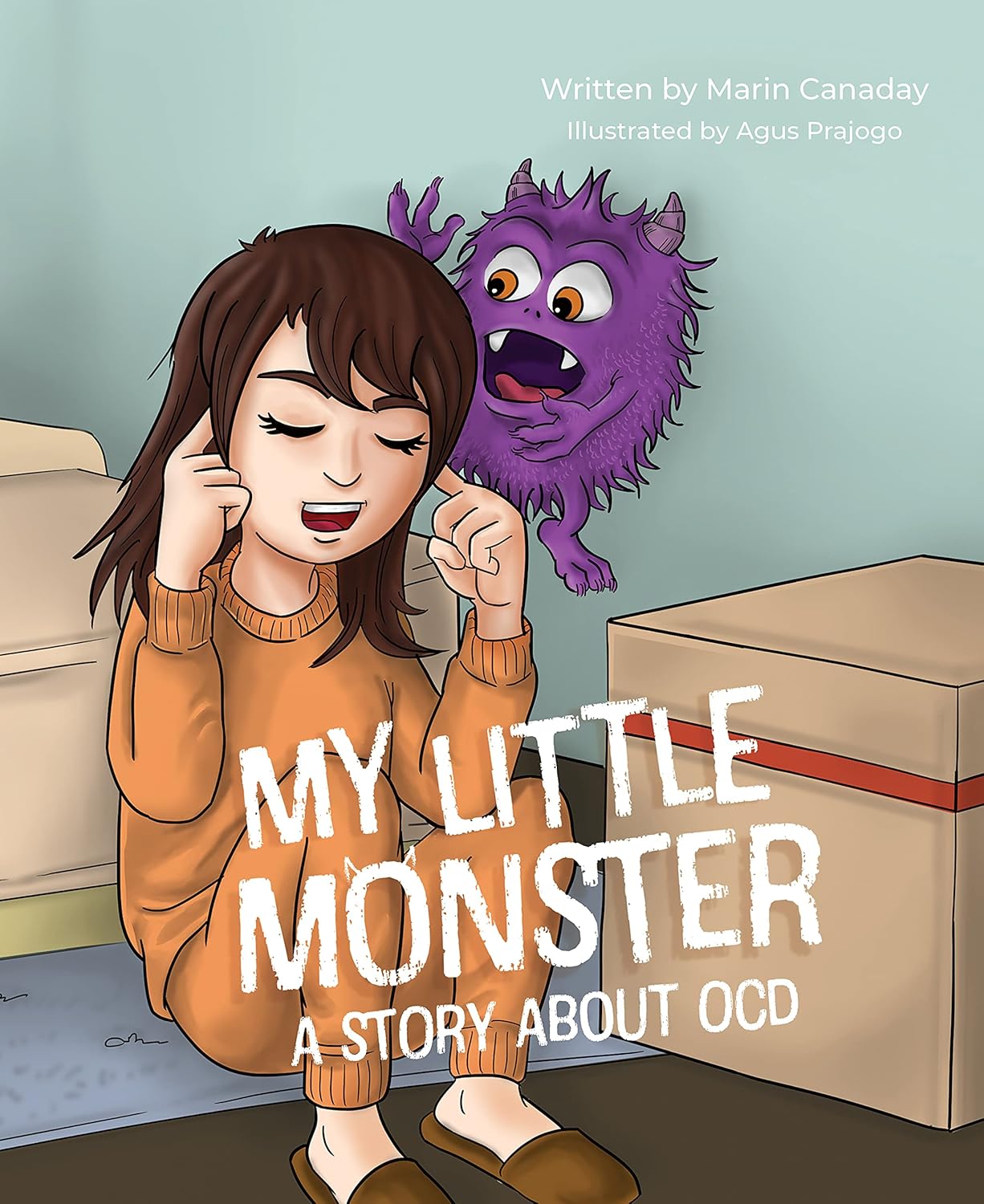 Cover of My Little Monster children's book.