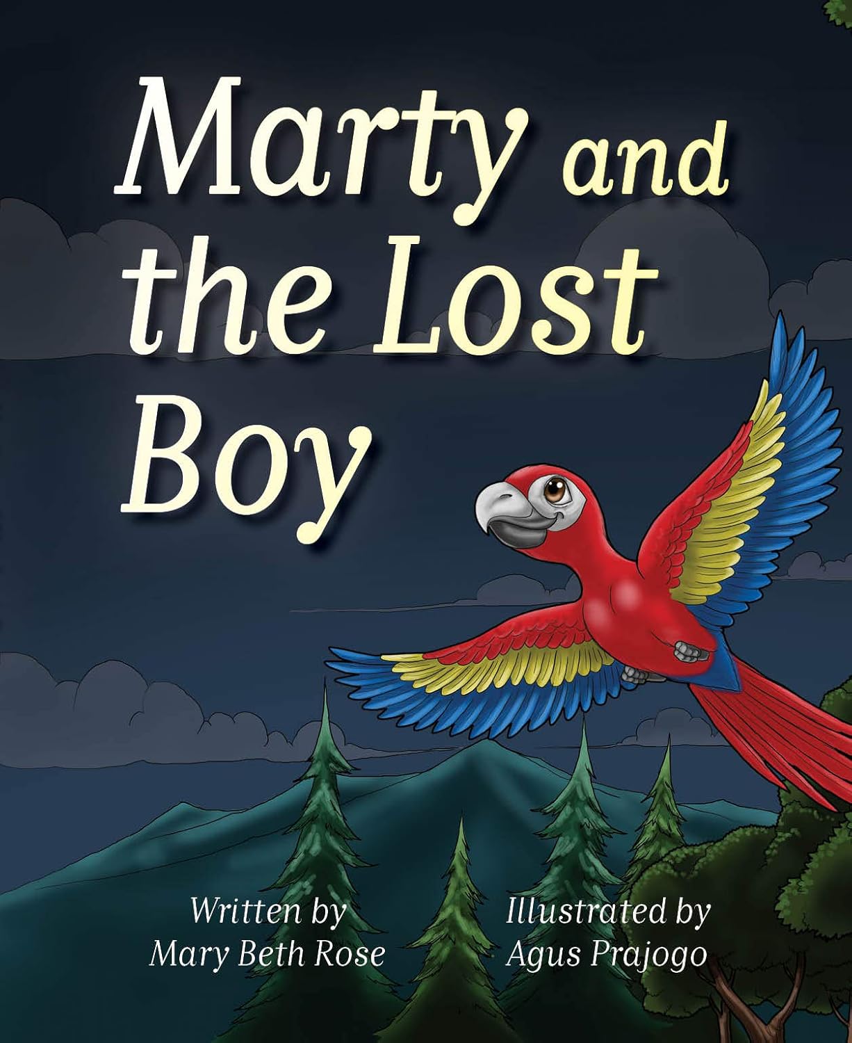 Cover of Marty and the Lost Boy children's book.