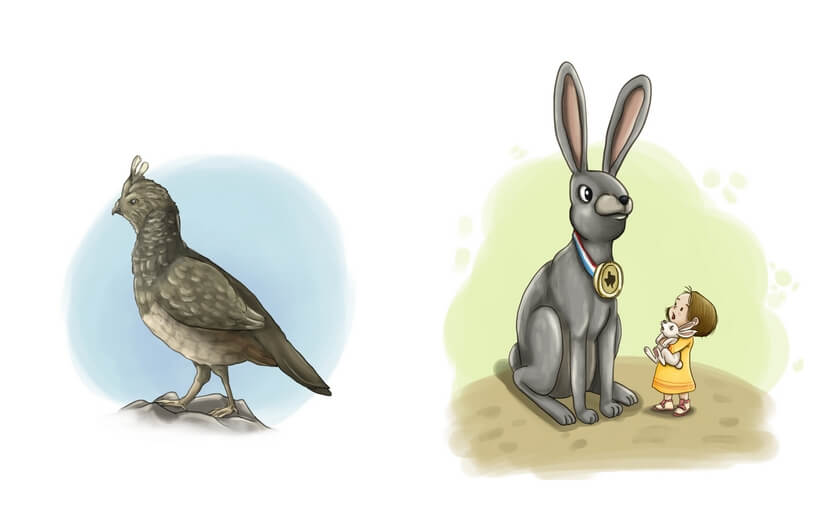 Odessa rabbit statue.