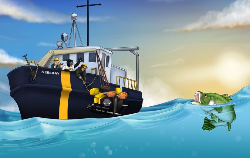 Pounce the panther joining students on an ocean exploration.