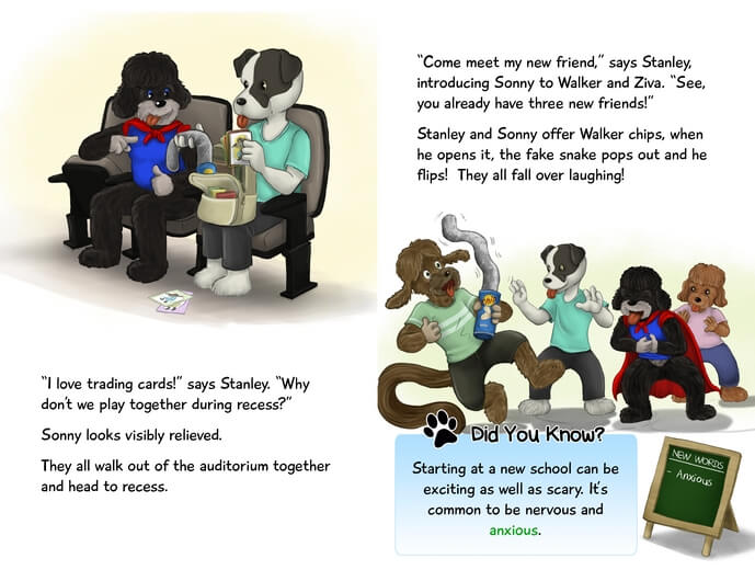 Students adapting to new environments and forming new friendships.