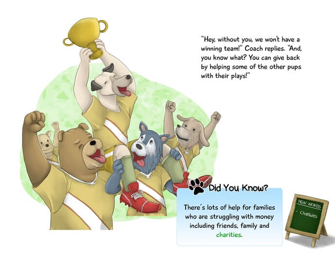 Students learning to address financial challenges by seeking school assistance.