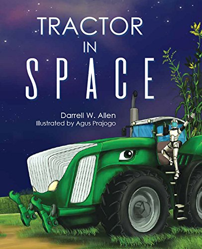Cover of Tractor in Space children's book.