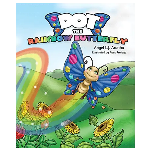 Dot the Rainbow Butterfly