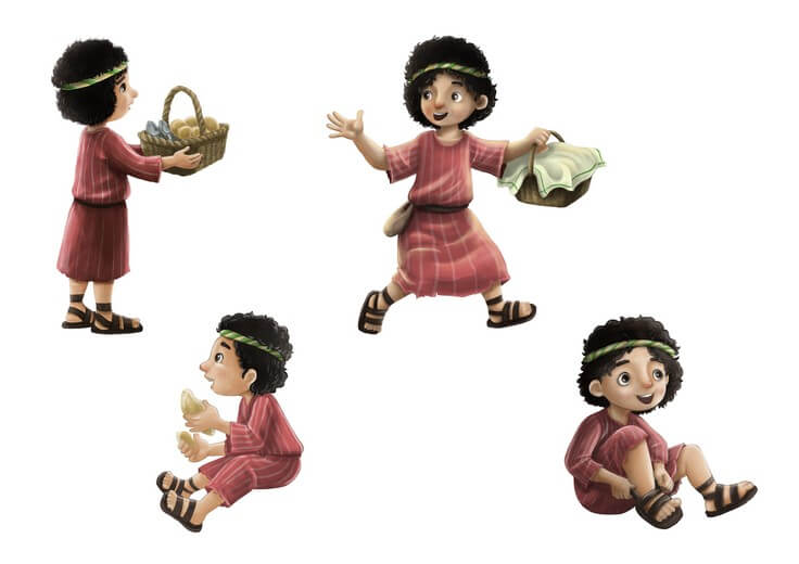 This character sheet for James, the book’s main protagonist, was created to maintain his consistency across various emotions and situations throughout the story.