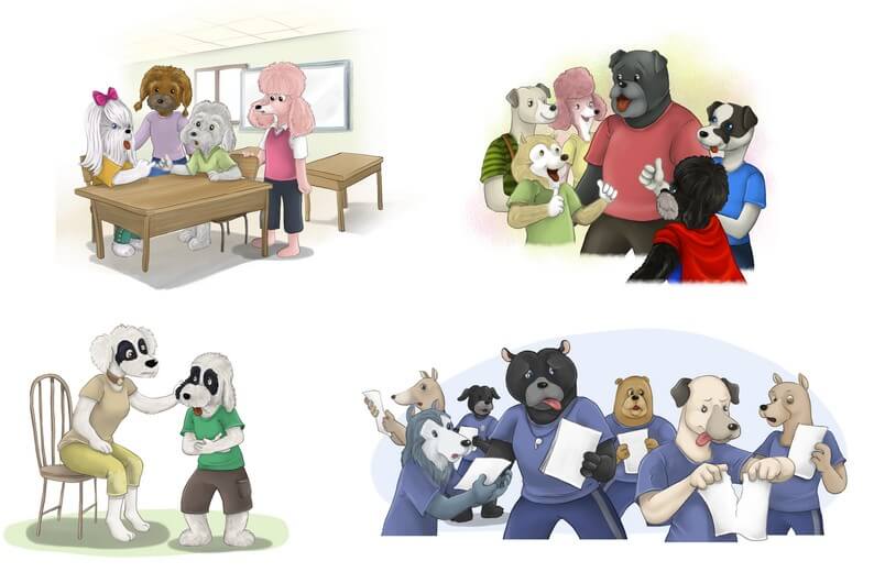 The third book introduces several new pup family members to the series.
