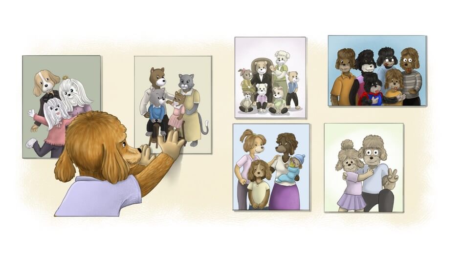 The chosen color palette must showcase diversity while maintaining consistency with the previous book in the series.