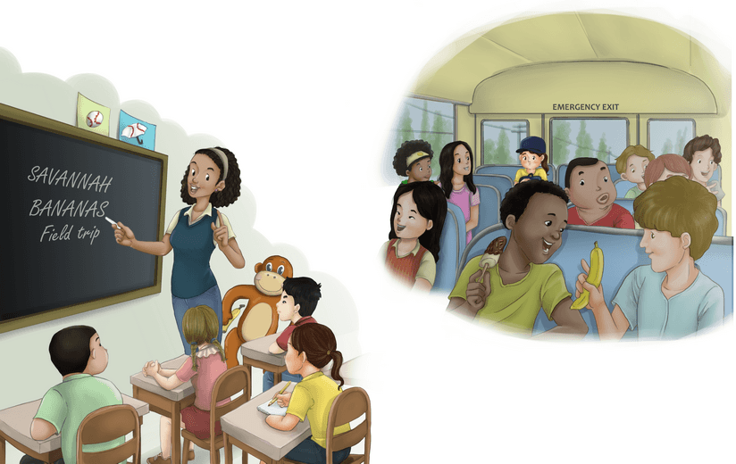 Final colored spread completed to the author-approved palette, ready for layout and print.