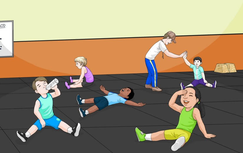Final colored spread completed to the author-approved palette, ready for layout and print.
