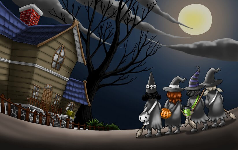 Final colored spread completed to the author-approved palette, ready for layout and print.