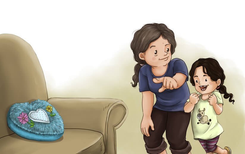 Final colored spread completed to the author-approved palette, ready for layout and print.